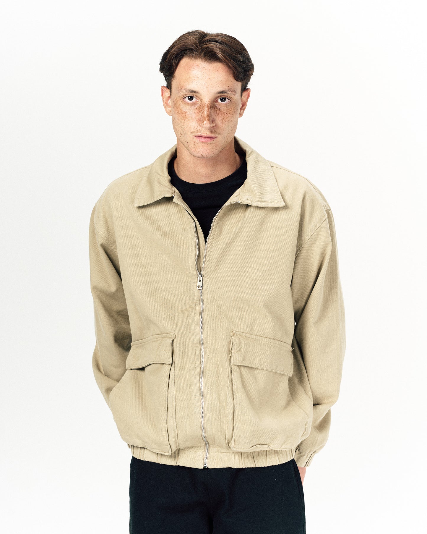 Two Fold jacket-Beige