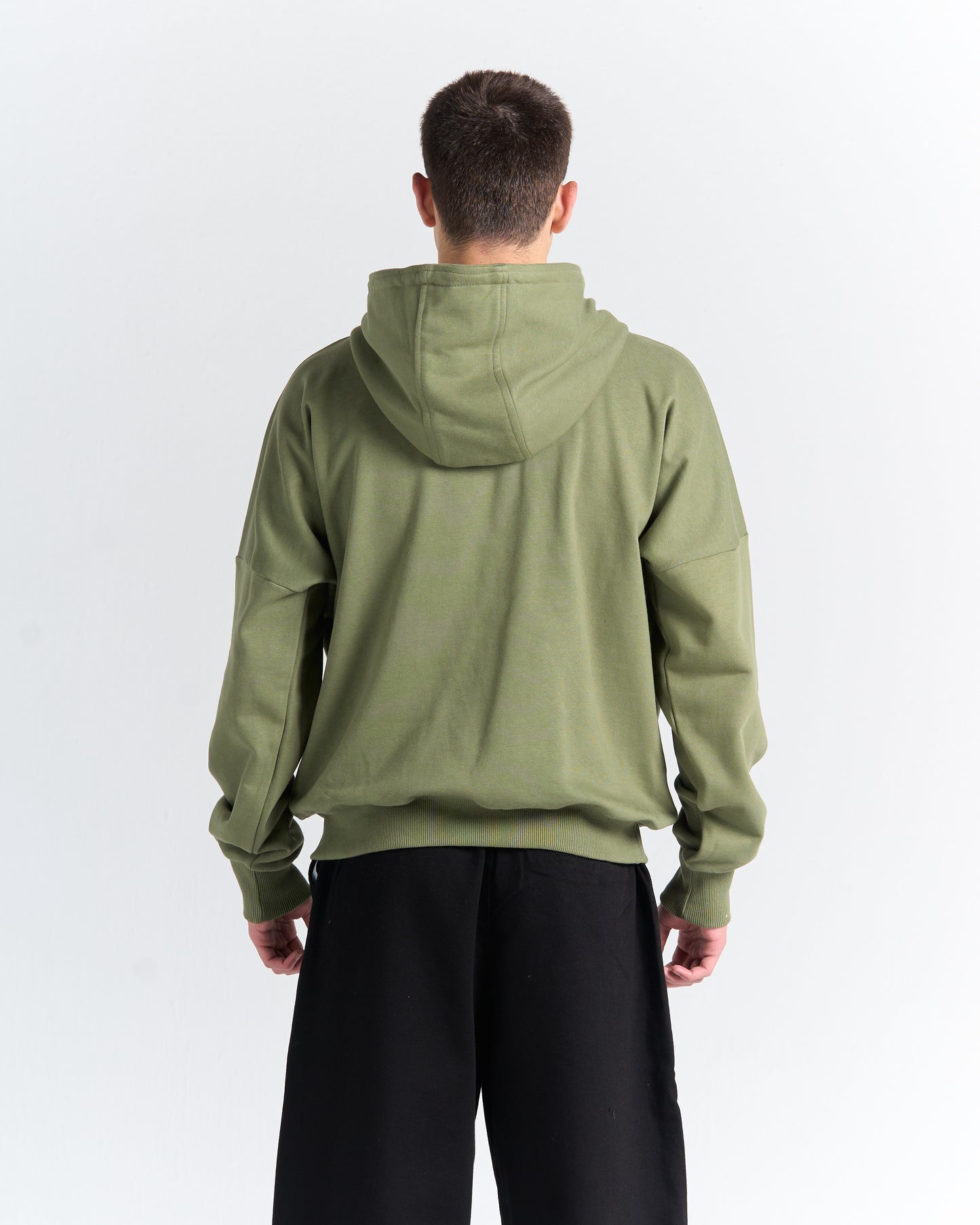 SOLID HOODIE - OLIVE