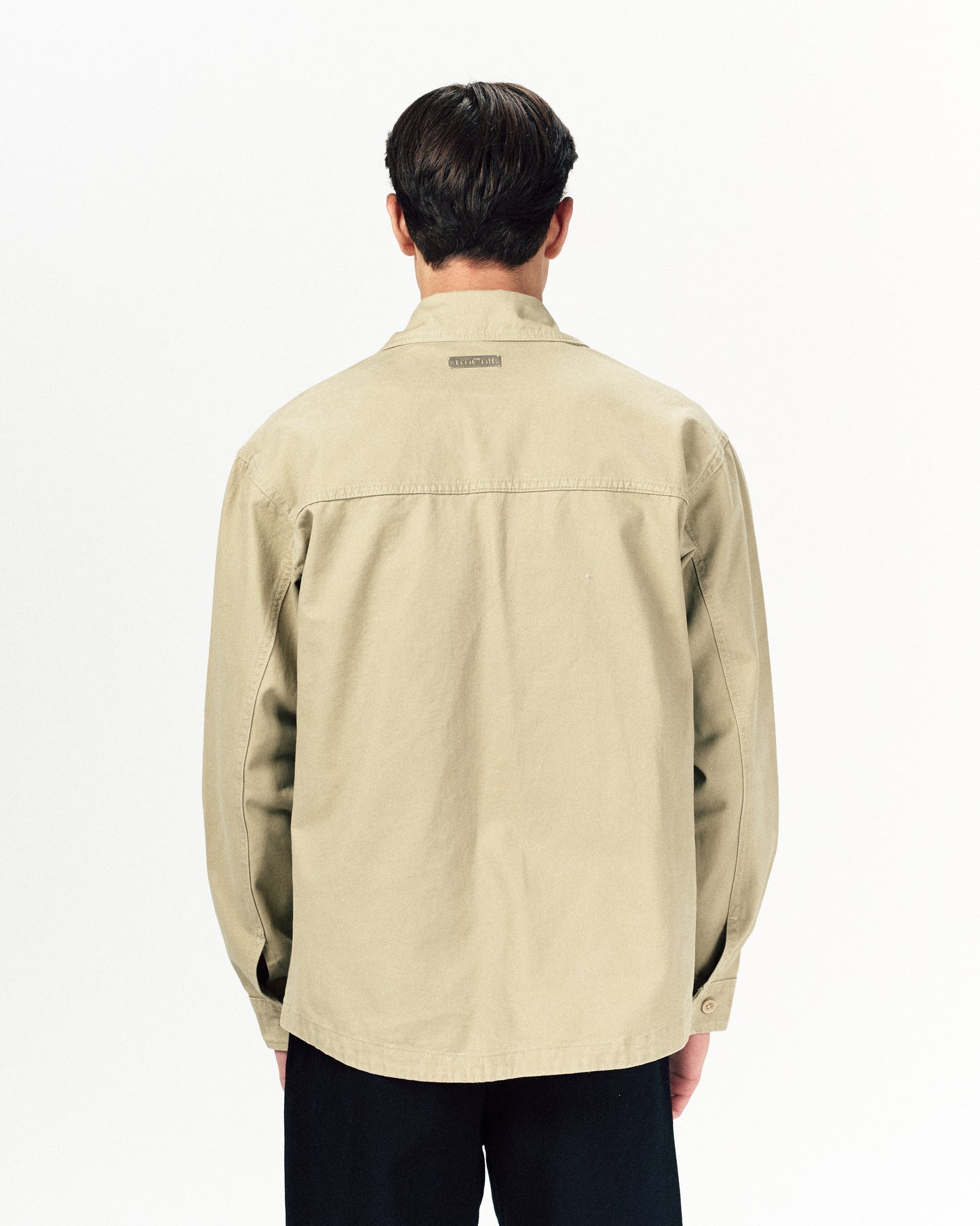 Low Fold Jacket-Beige