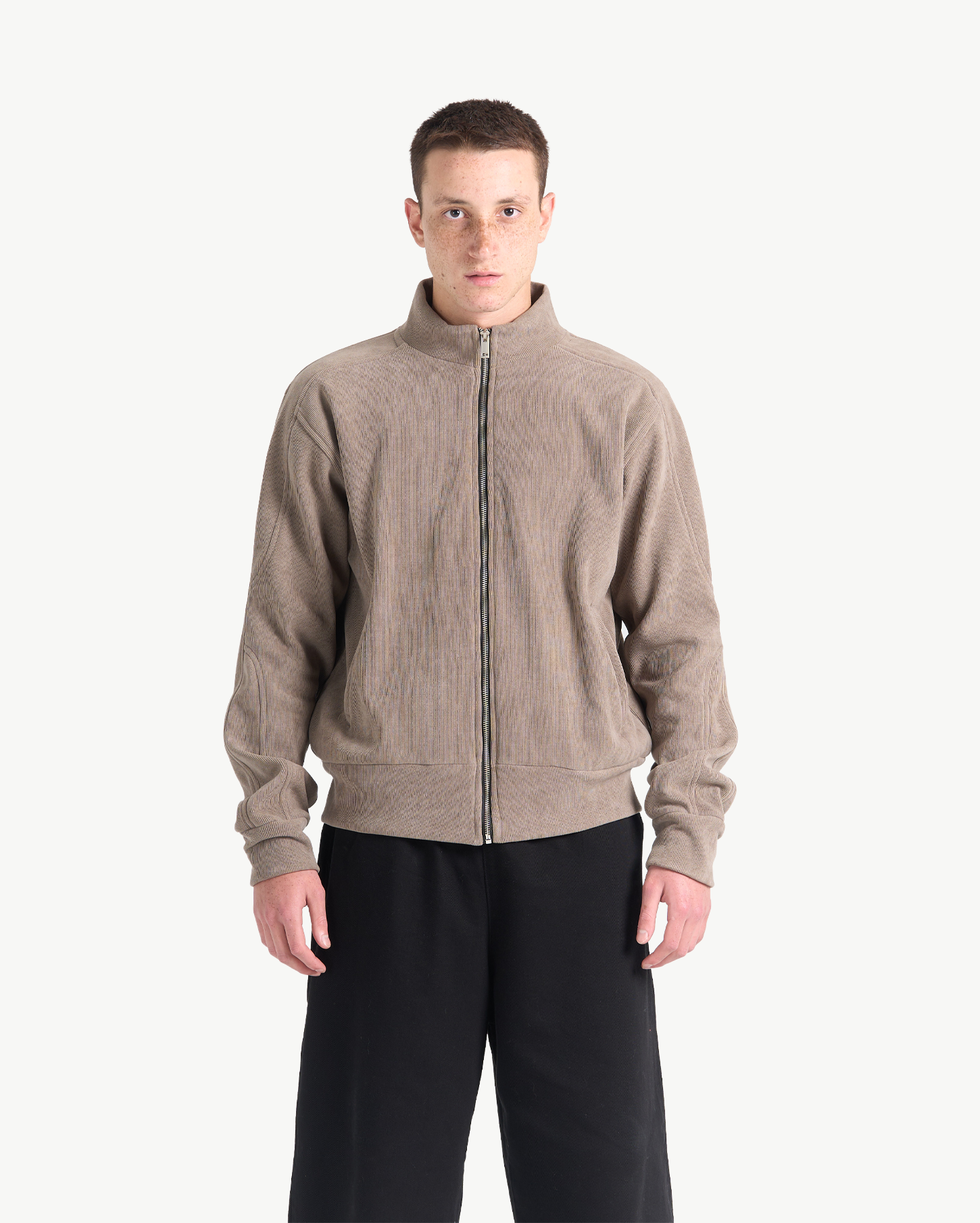 ZIP UP CORDUROY JACKET – trucult