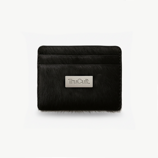 Tru Cowhide Cardholder-Black