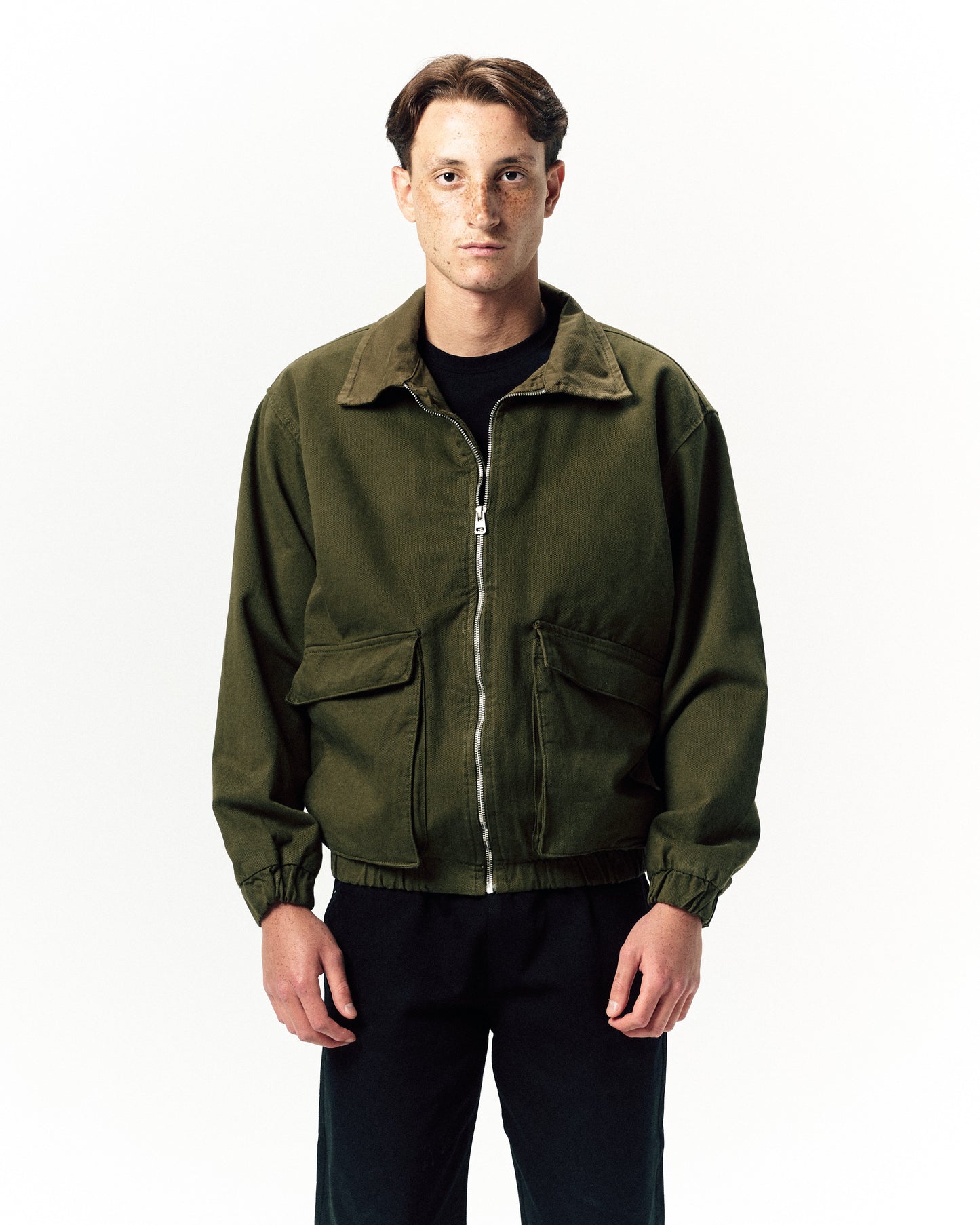 Two Fold jacket-Olive