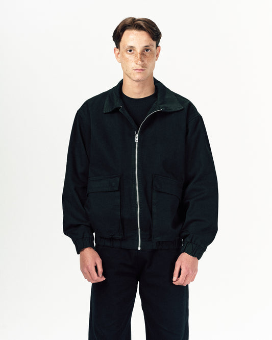 Two Fold jacket-Black
