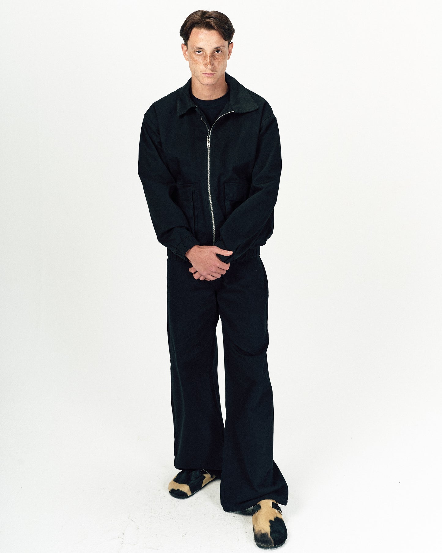 Two Fold jacket-Black