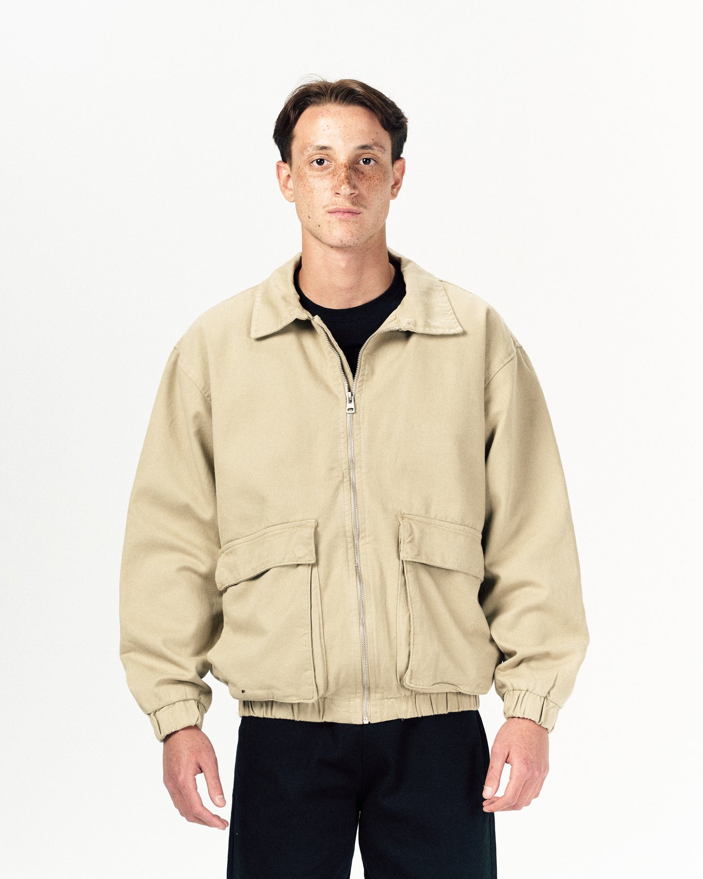 Two Fold jacket-Beige