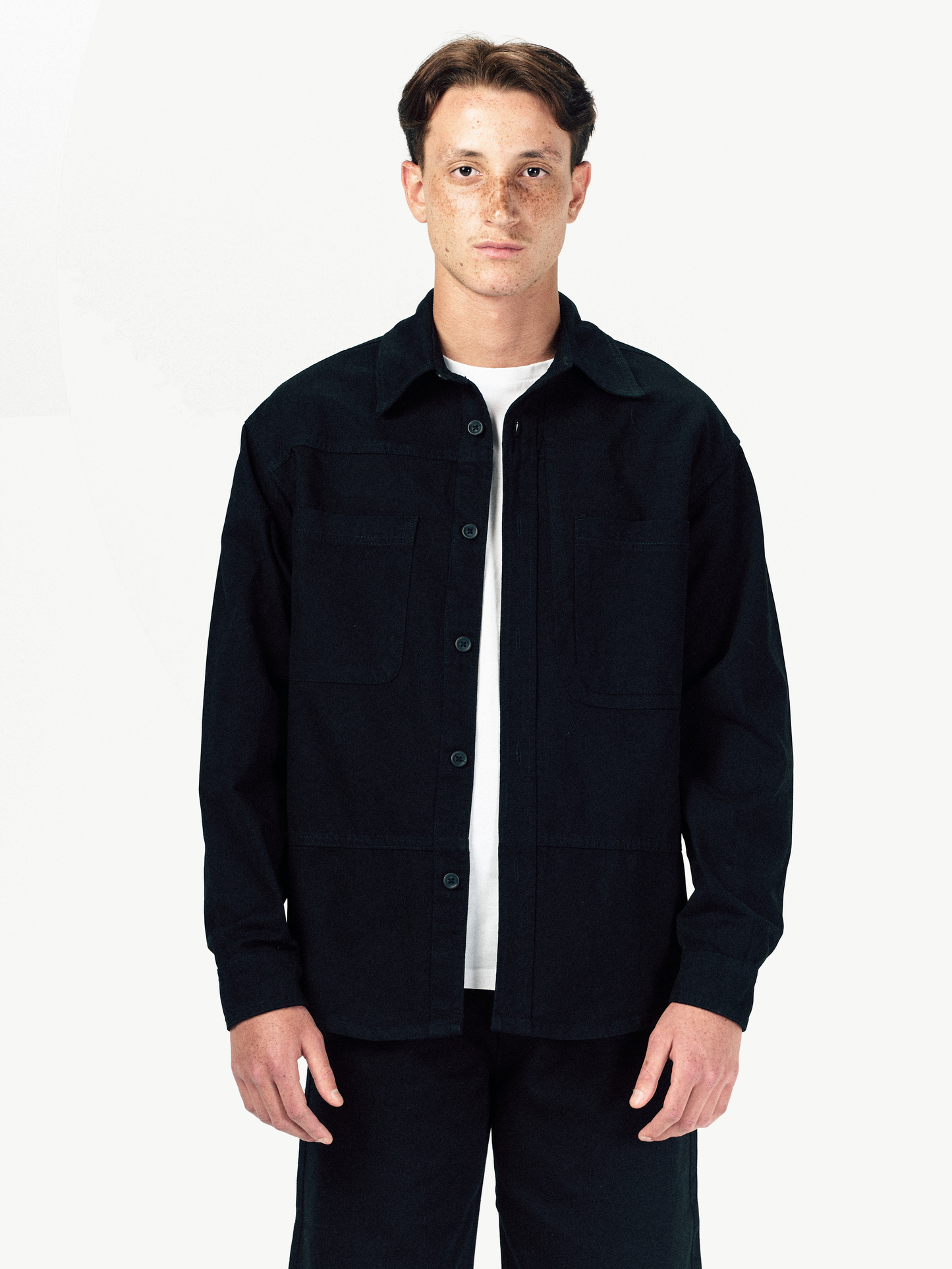 LOW FOLD JACKET-BLACK